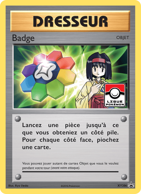 Badge, carte XY206 de Promo XY