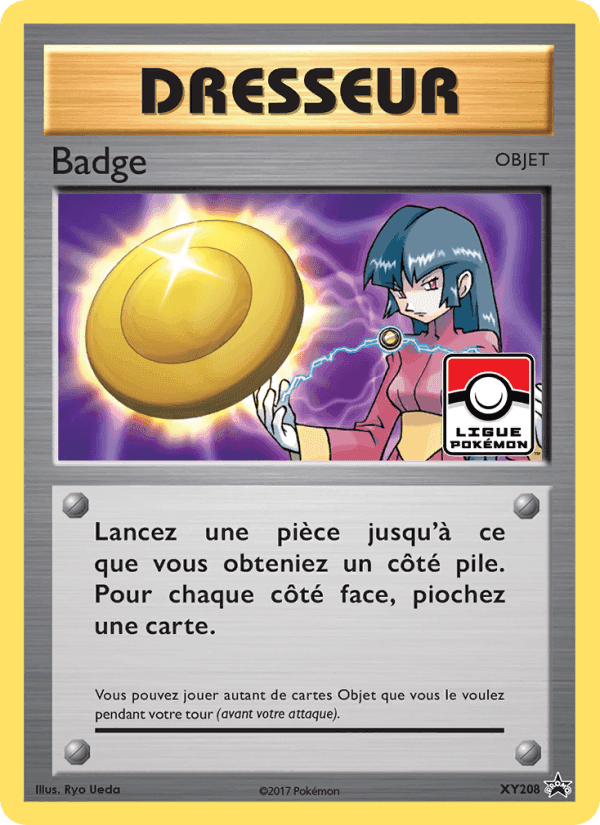Badge, carte XY208 de Promo XY