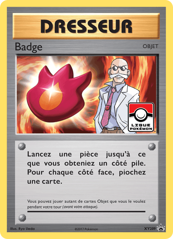 Badge, carte XY209 de Promo XY