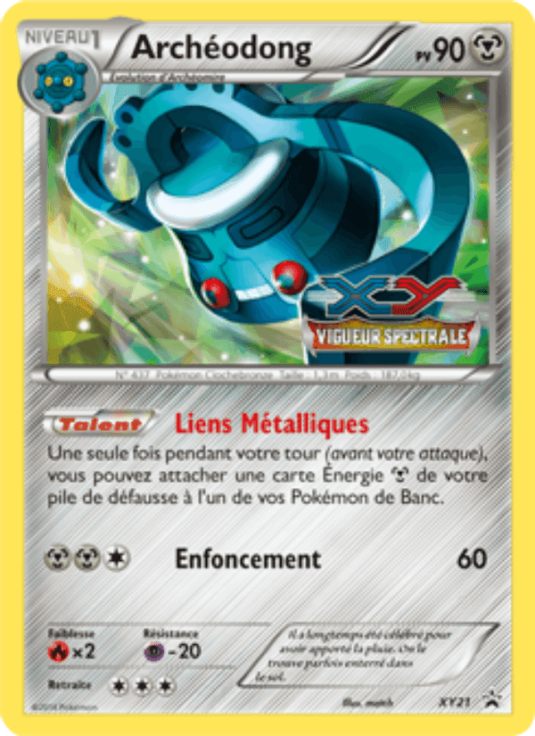 Archéodong, carte XY21 de Promo XY