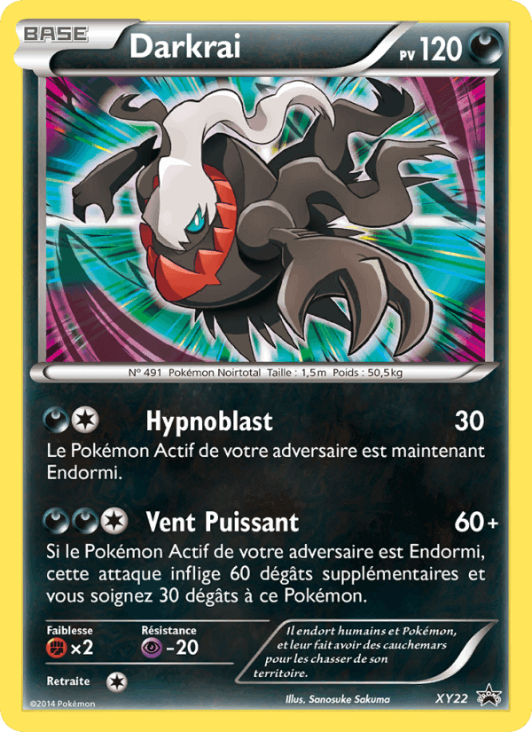 Darkrai, carte XY22 de Promo XY