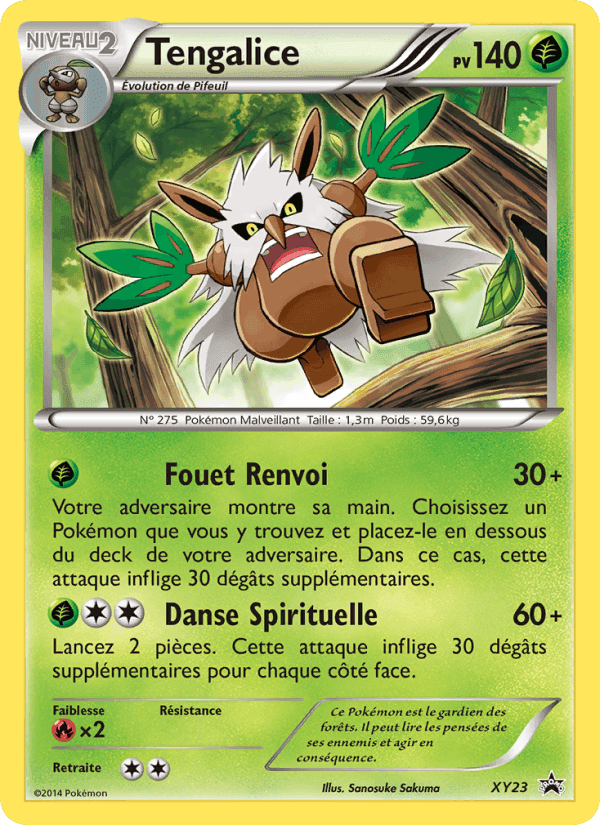 Tengalice, card XY23 from Promo XY