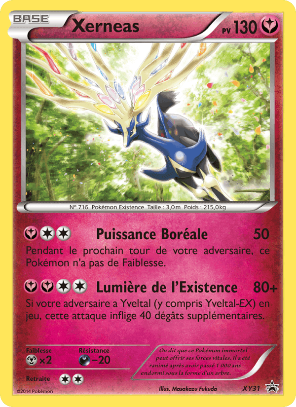 Xerneas, carta XY31 de Promo XY