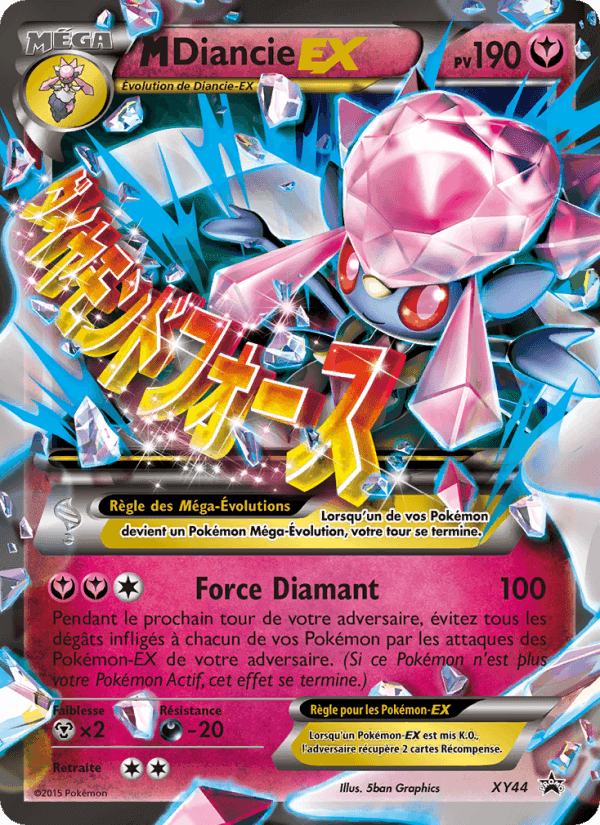 M Diancie EX, carte XY44 de Promo XY