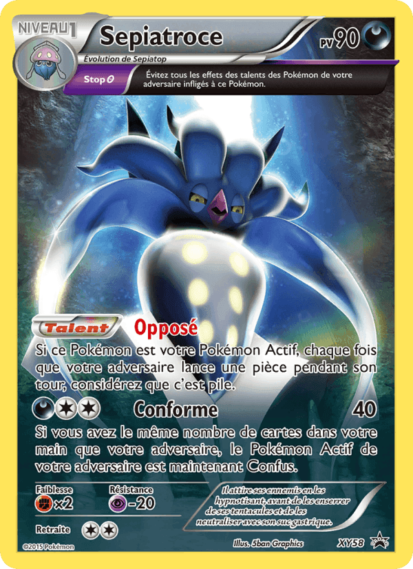 Sepiatroce, card XY58 from Promo XY