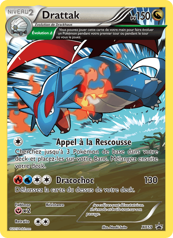 Drattak, carte XY59 de Promo XY