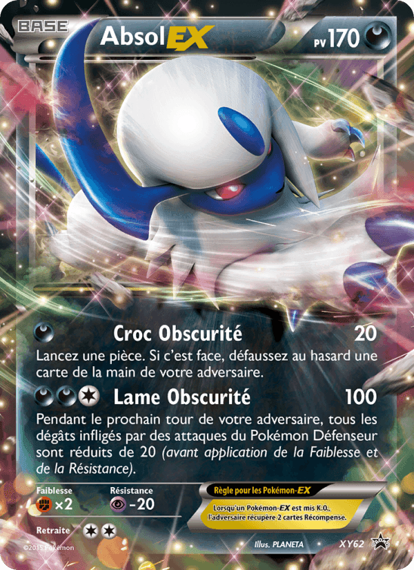 Absol EX, carte XY62 de Promo XY