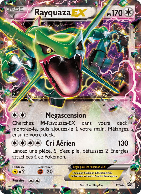 Rayquaza EX, card XY66 from Promo XY