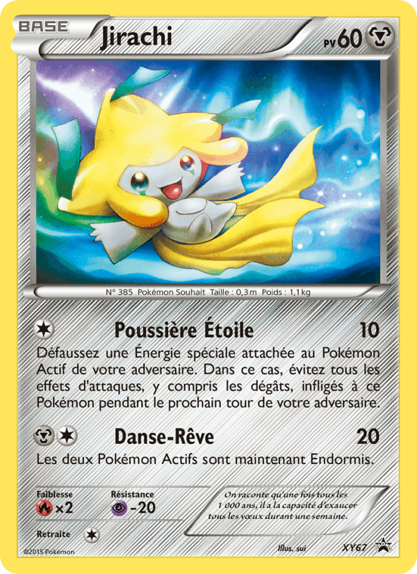 Jirachi, carte XY67 de Promo XY