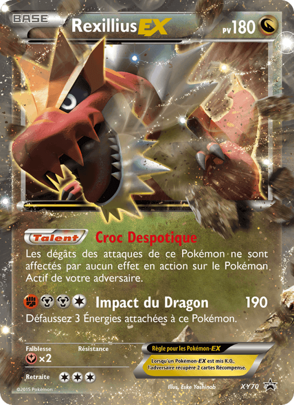 Rexillius EX, carta XY70 de Promo XY