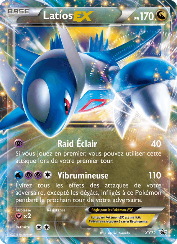 Latios EX, carte XY72 de Promo XY