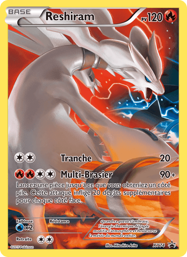 Reshiram, carte XY74 de Promo XY