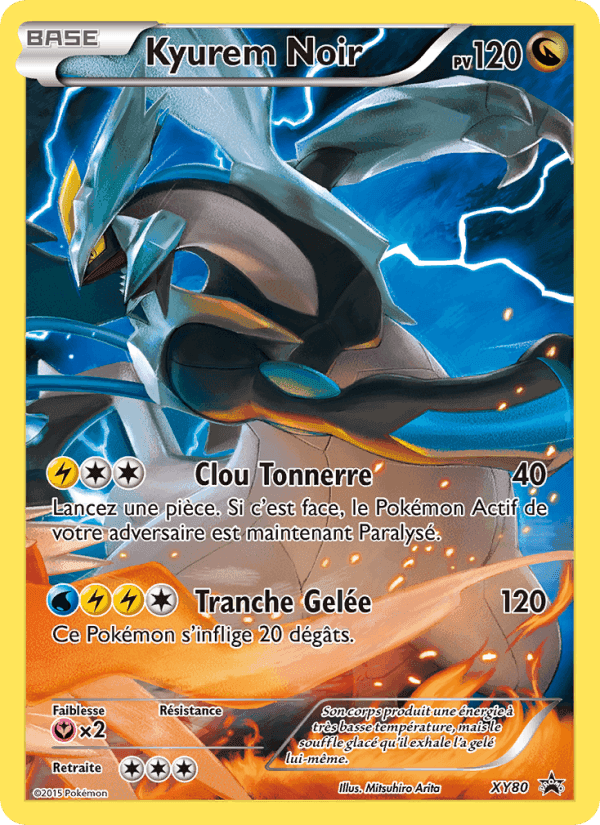 Kyurem Noir, carte XY80 de Promo XY