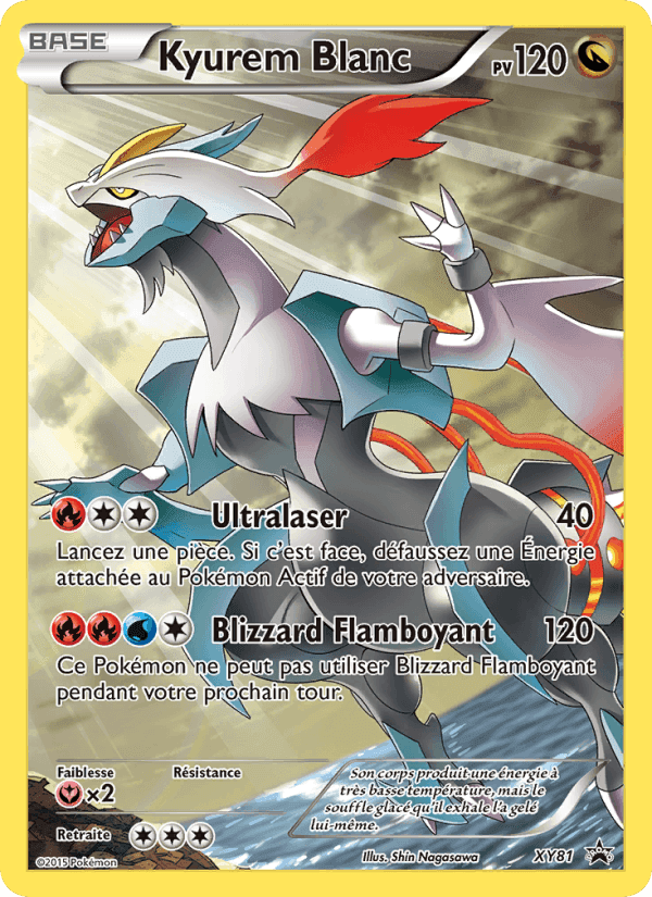 Kyurem Blanc, card XY81 from Promo XY
