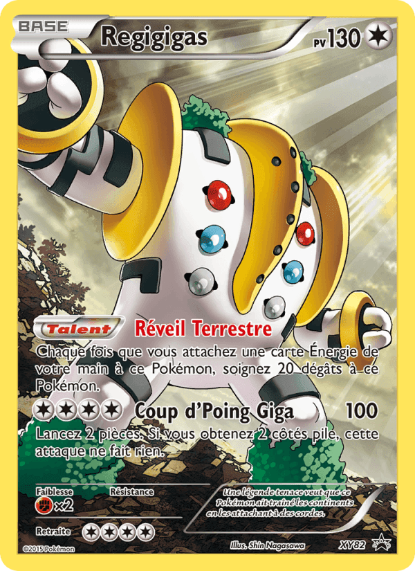 Regigigas, carta XY82 di Promo XY