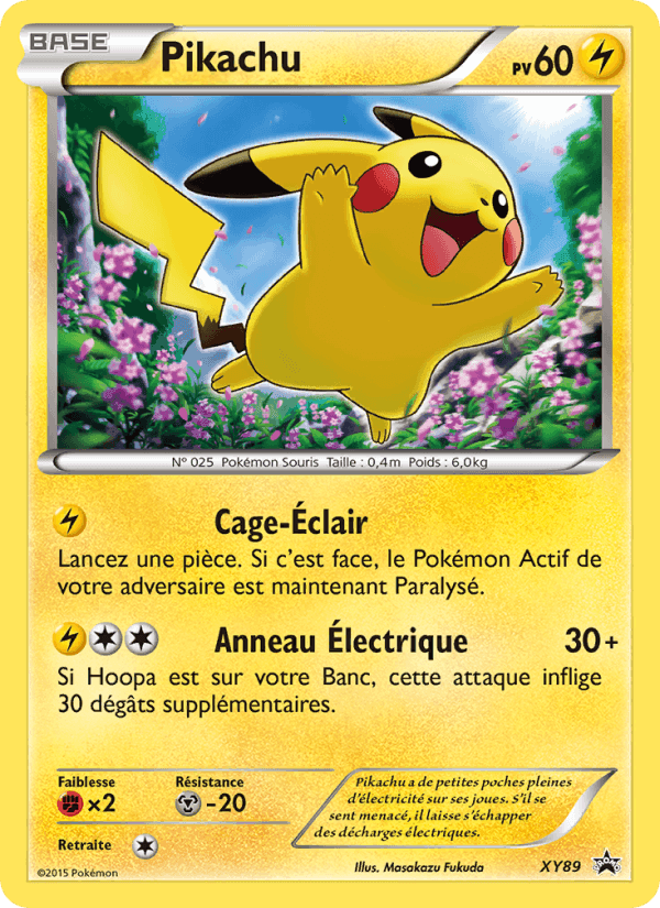 Pikachu, carte XY89 de Promo XY