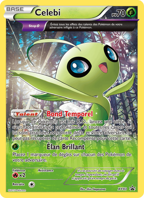 Celebi, card XY93 from Promo XY