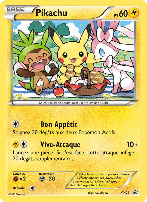 Pikachu, carte XY95 de Promo XY