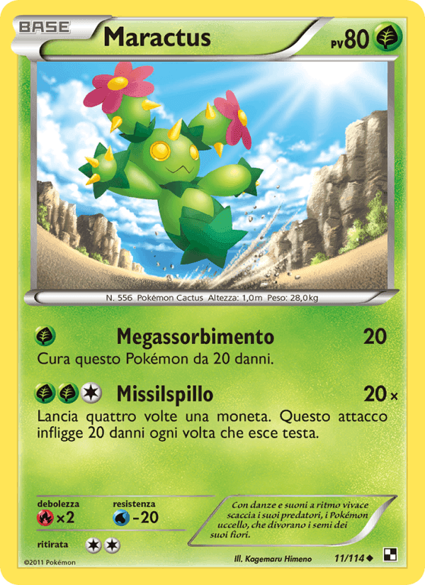 Maractus, carta 11 di Nero e Bianco