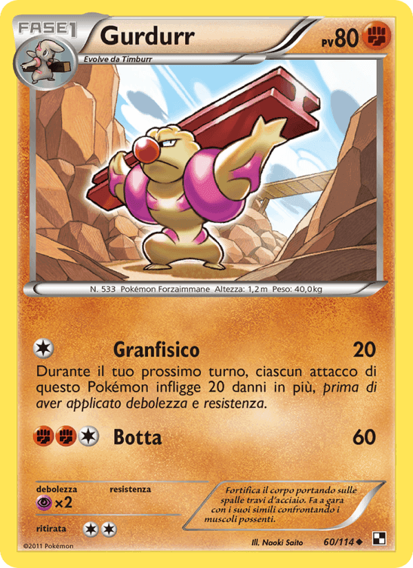 Gurdurr, carta 60 di Nero e Bianco