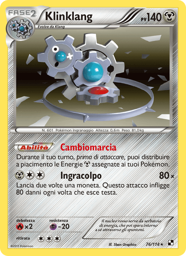 Nero e Bianco の 76 番、Klinklang
