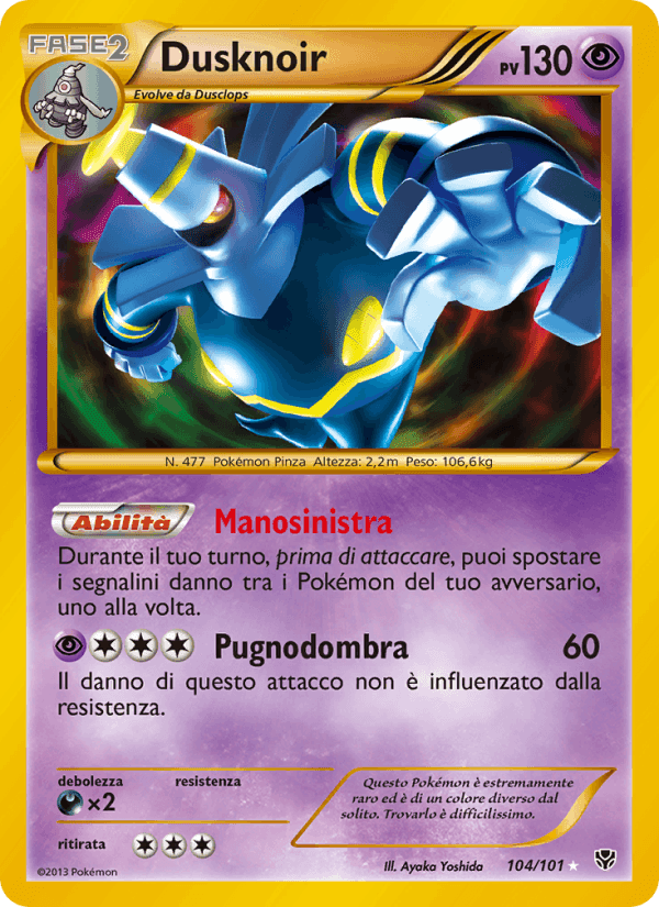 Dusknoir, carta 104 di Esplosione Plasma