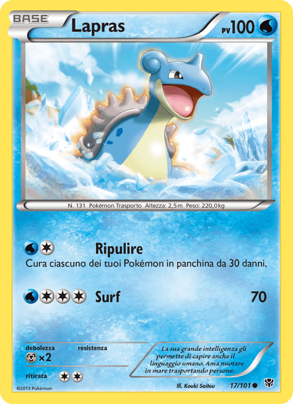 Lapras, carta 17 di Esplosione Plasma