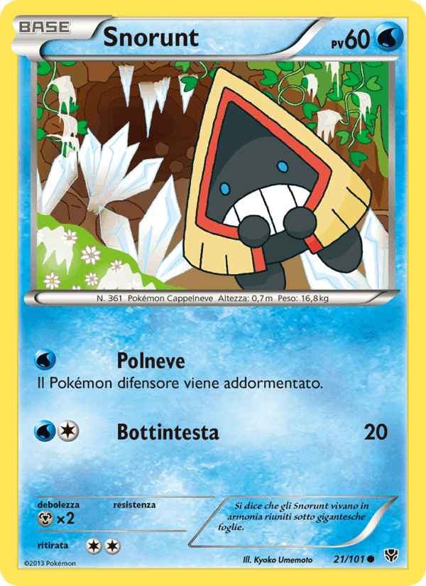 Snorunt, card 21 from Esplosione Plasma