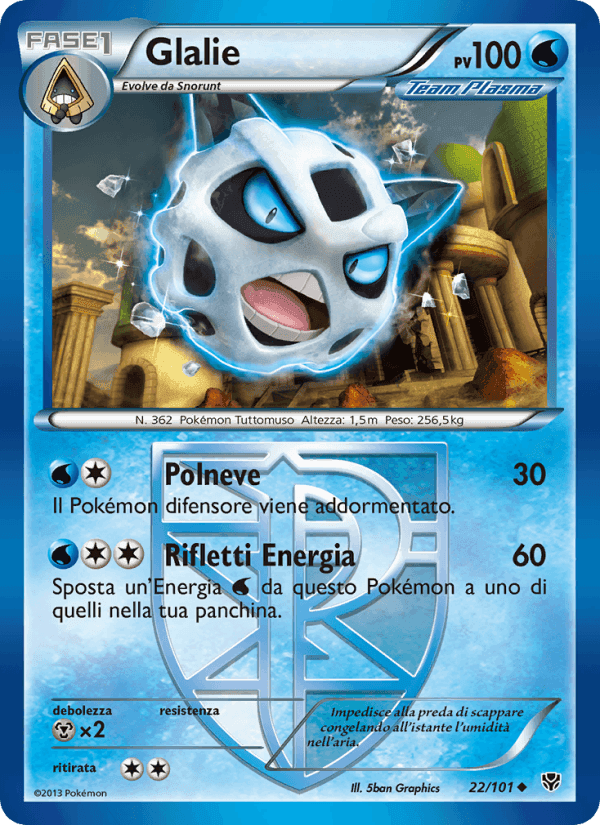 Glalie, carta 22 de Esplosione Plasma