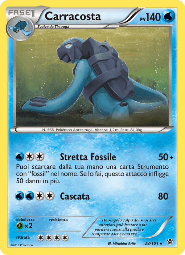 Carracosta, carta 28 de Esplosione Plasma