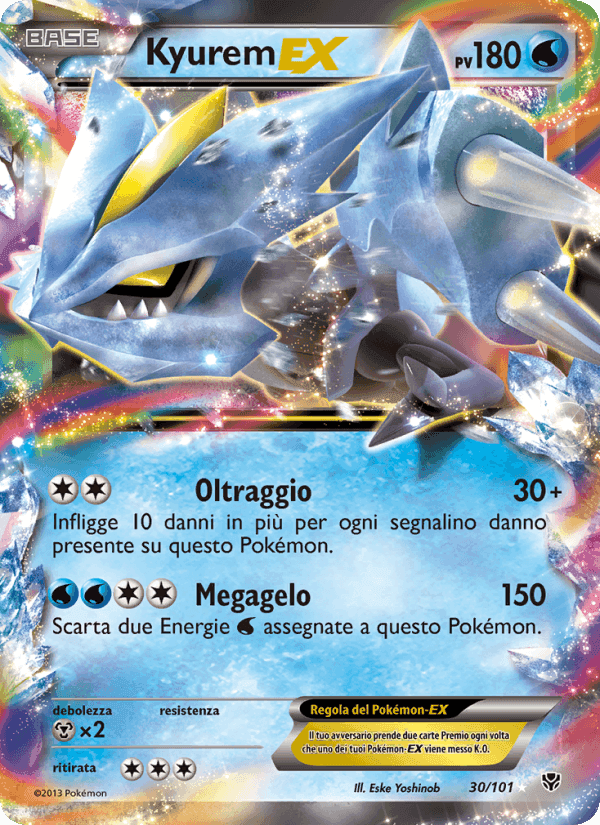 Kyurem-EX, carta 30 di Esplosione Plasma