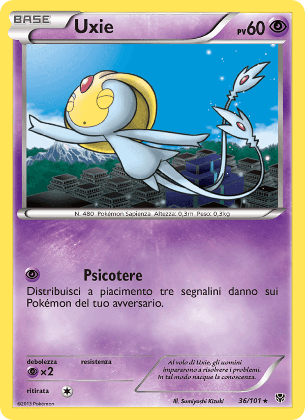 Uxie, card 36 from Esplosione Plasma