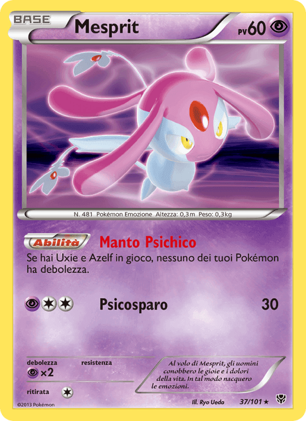 Mesprit, carta 37 di Esplosione Plasma