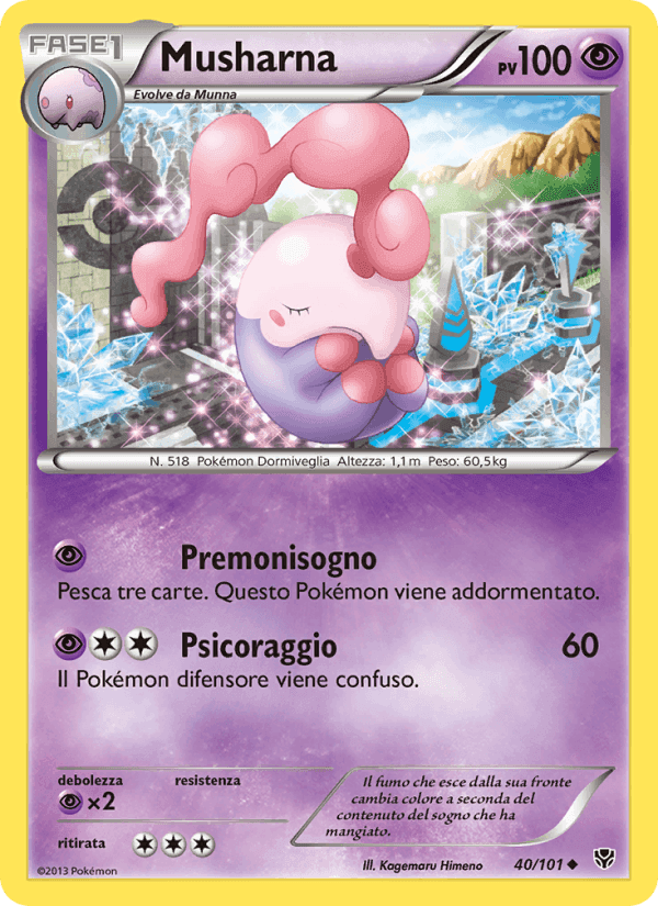 Musharna, carta 40 di Esplosione Plasma