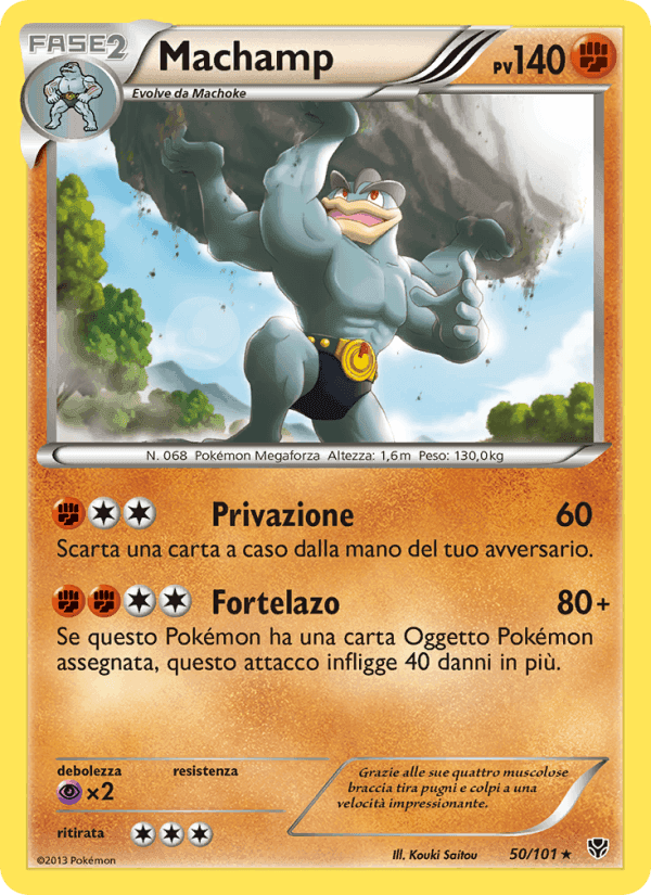 Machamp, carte 50 de Esplosione Plasma