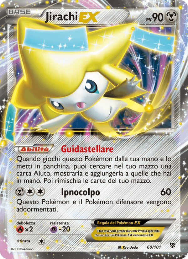 Jirachi-EX, carta 60 di Esplosione Plasma