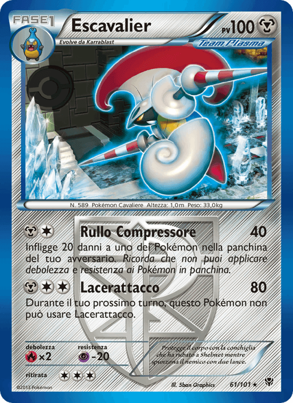 Escavalier, carta 61 di Esplosione Plasma