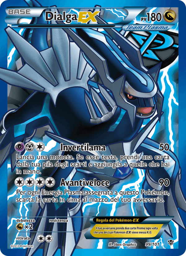 Dialga-EX, carta 99 de Esplosione Plasma