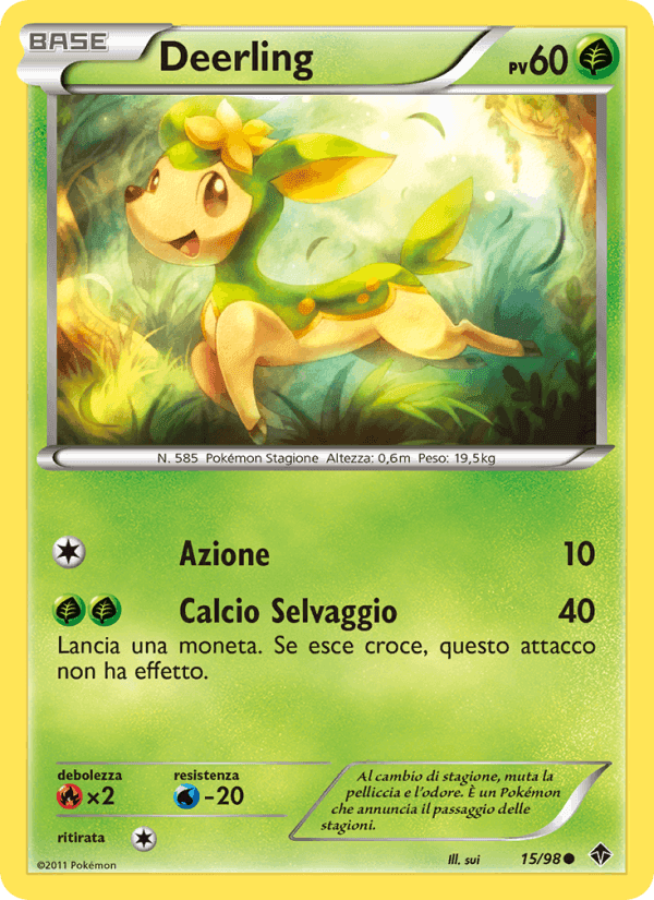 Deerling, carta 15 di Nuove Forze