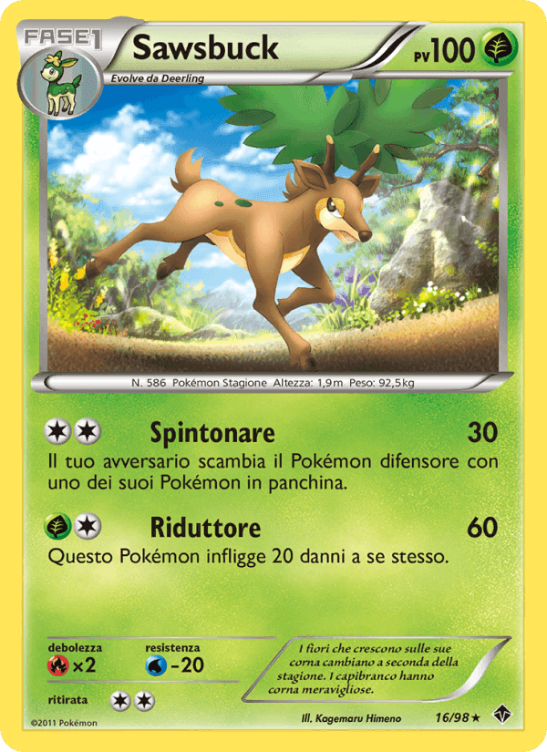 Sawsbuck, carta 16 di Nuove Forze