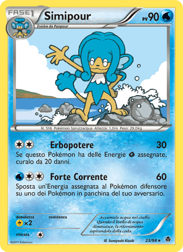 Simipour, carta 23 de Nuove Forze