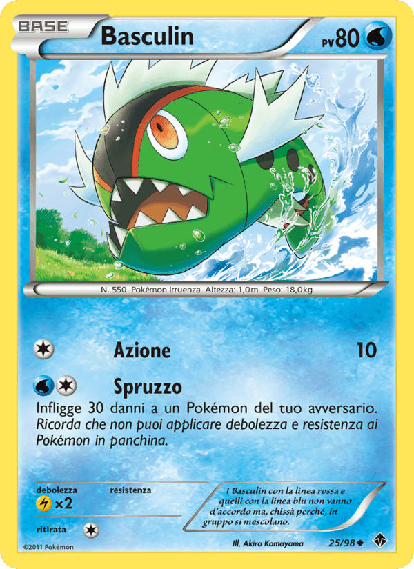 Basculin, carta 25 di Nuove Forze