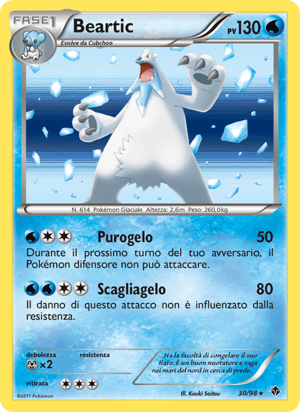 Beartic, carta 30 di Nuove Forze