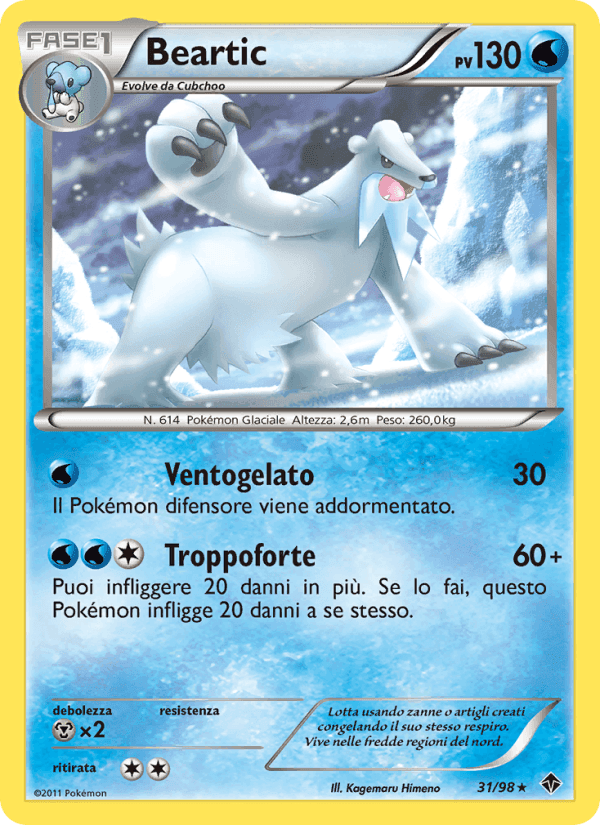 Beartic, carta 31 di Nuove Forze