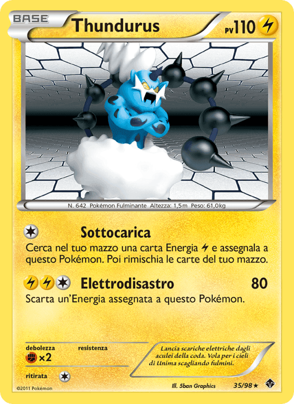 Thundurus, carta 35 di Nuove Forze