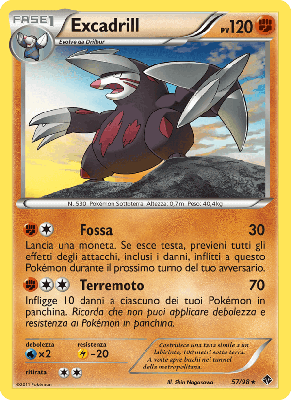 Excadrill, carta 57 di Nuove Forze