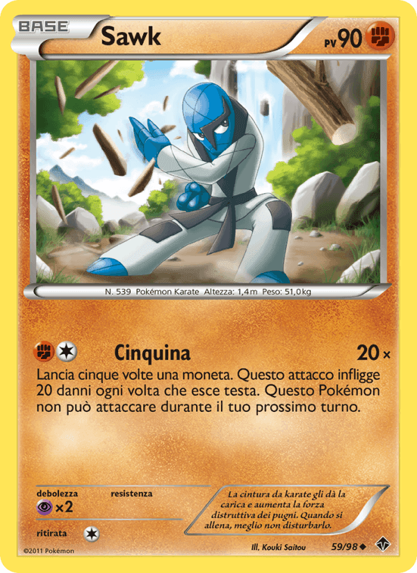 Sawk, carta 59 di Nuove Forze
