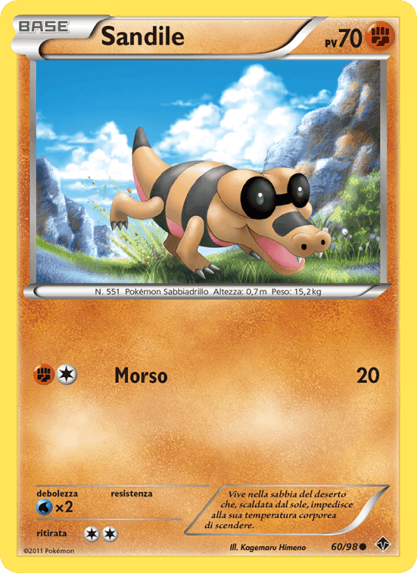 Sandile, carta 60 di Nuove Forze