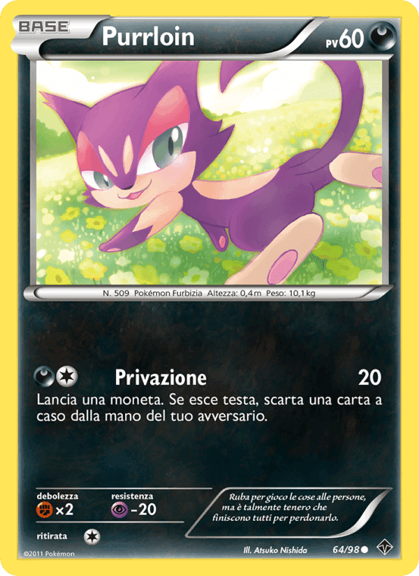 Purrloin, carta 64 di Nuove Forze