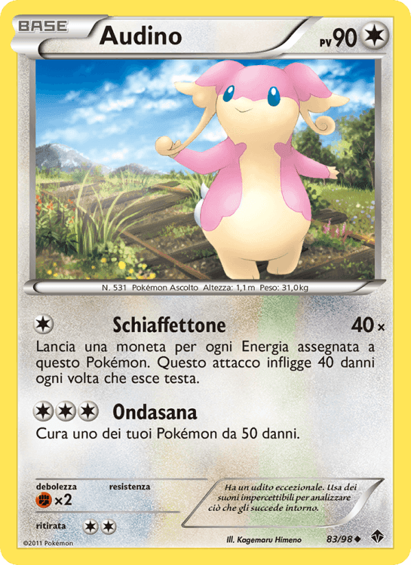 Audino, carte 83 de Nuove Forze